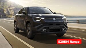 Maruti Vitara EV कार, 520KM रेंज लग्जरी इंटीरियर और स्मार्ट फीचर्स का वादा