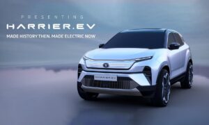 Tata Harrier EV लॉन्च से पहले ही मचा रही धमाल – 550km रेंज, लग्ज़री फीचर्स और फ्यूचरिस्टिक लुक